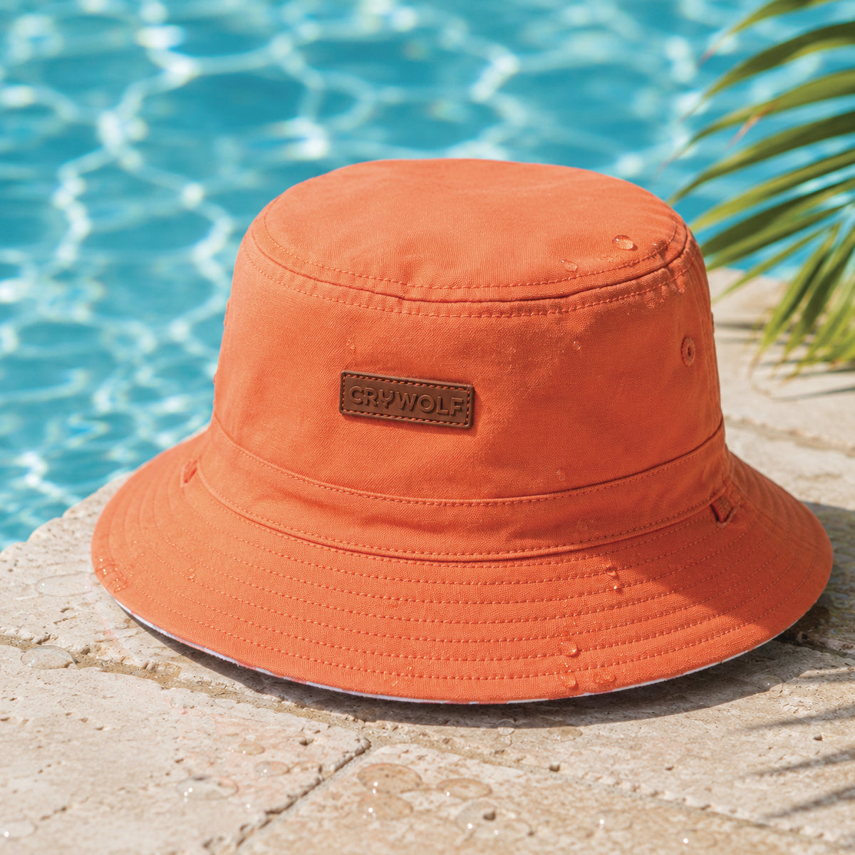 Crywolf Reversible Bucket Hat in Sunset Check