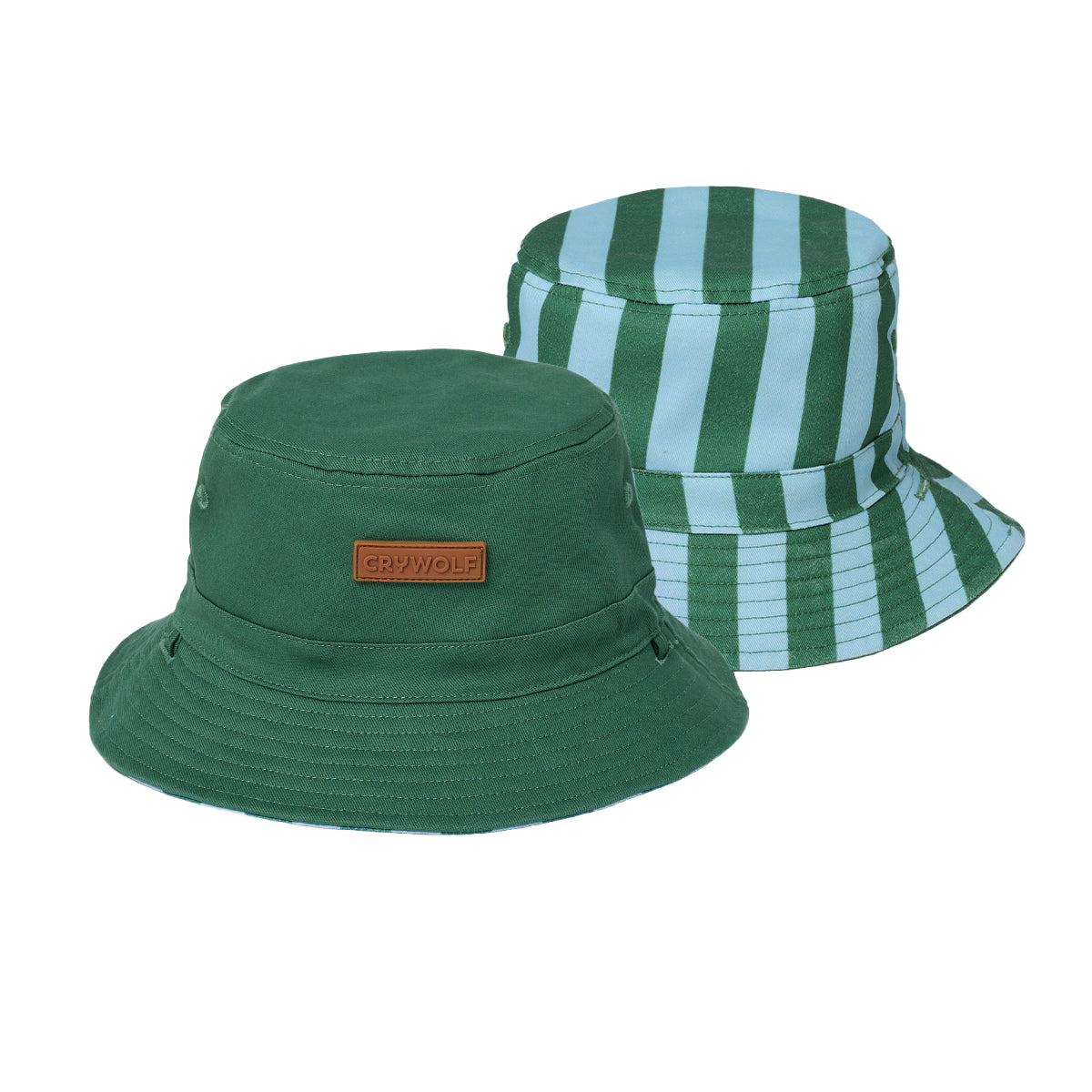 Crywolf Reversible Bucket Hat in Deck Stripe