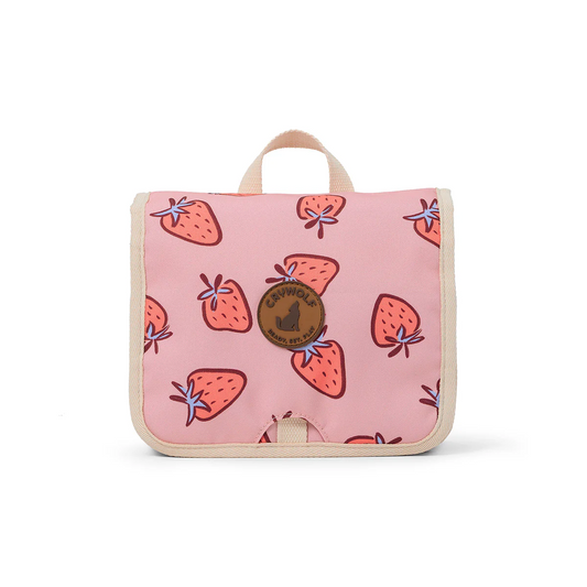 Crywolf Hanging Toiletry Bag - Strawberry Splash