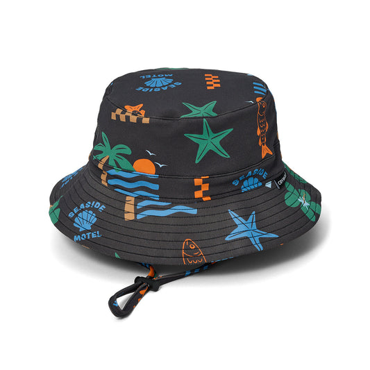 Crywolf Swim Bucket Hat in Seaside Motel