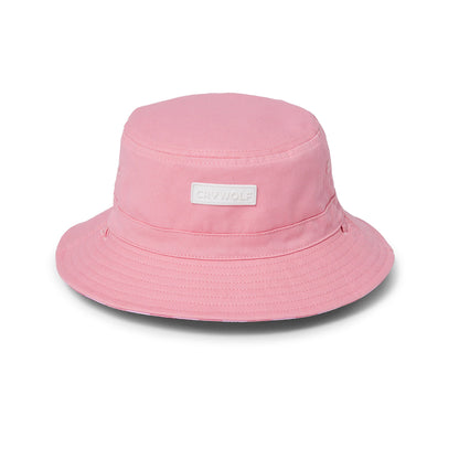 Crywolf Reversible Bucket Hat in Flamingo Stripe