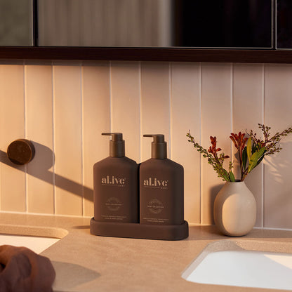al.ive Body Transformative Wash & Lotion Duo - Vanilla Cream & Tonka Bean