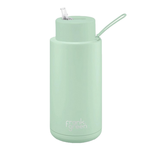 Frank Green 34oz Straw Bottle - Mint Gelato