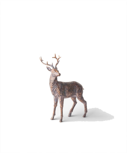 French Country Sentinel Small Standing Reindeer Right Side