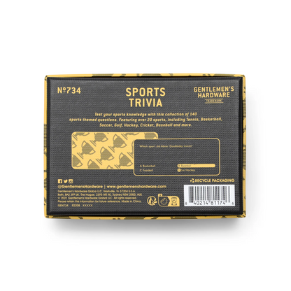 Gentlemen's Hardware - Sports Trivia