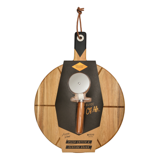 Gentlemen's Hardware - Pizza Cutter & Serving Board