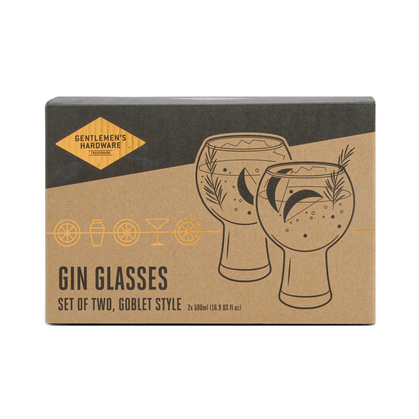 Gentlemen's Hardware - Gin Glasses Set of 2