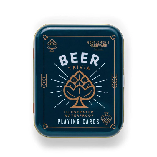 Beer Trivia Waterproof Playing Cards | Gifts for Men | Avisons NZ