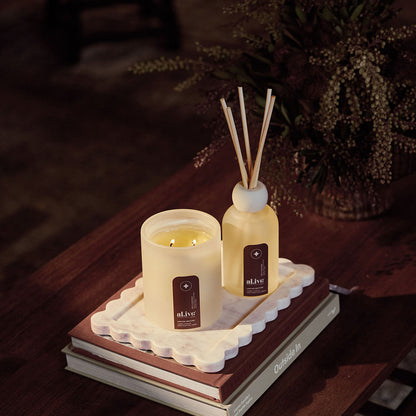 al.ive Body Reed Diffuser - Vanilla Cream and Tonka Bean