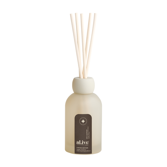 al.ive Body Reed Diffuser - Vanilla Cream and Tonka Bean