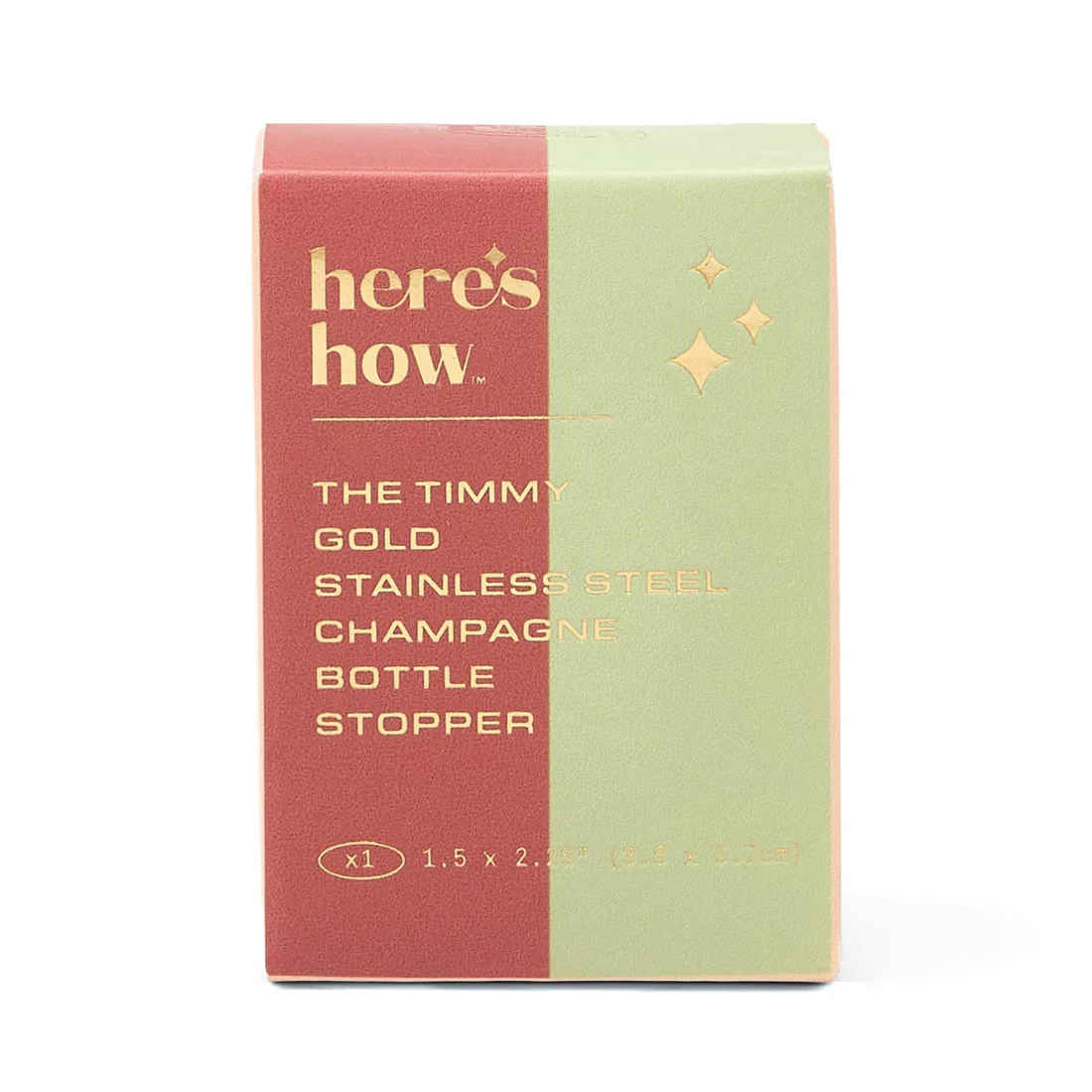 Here's How - The Timmy Champagne Stopper