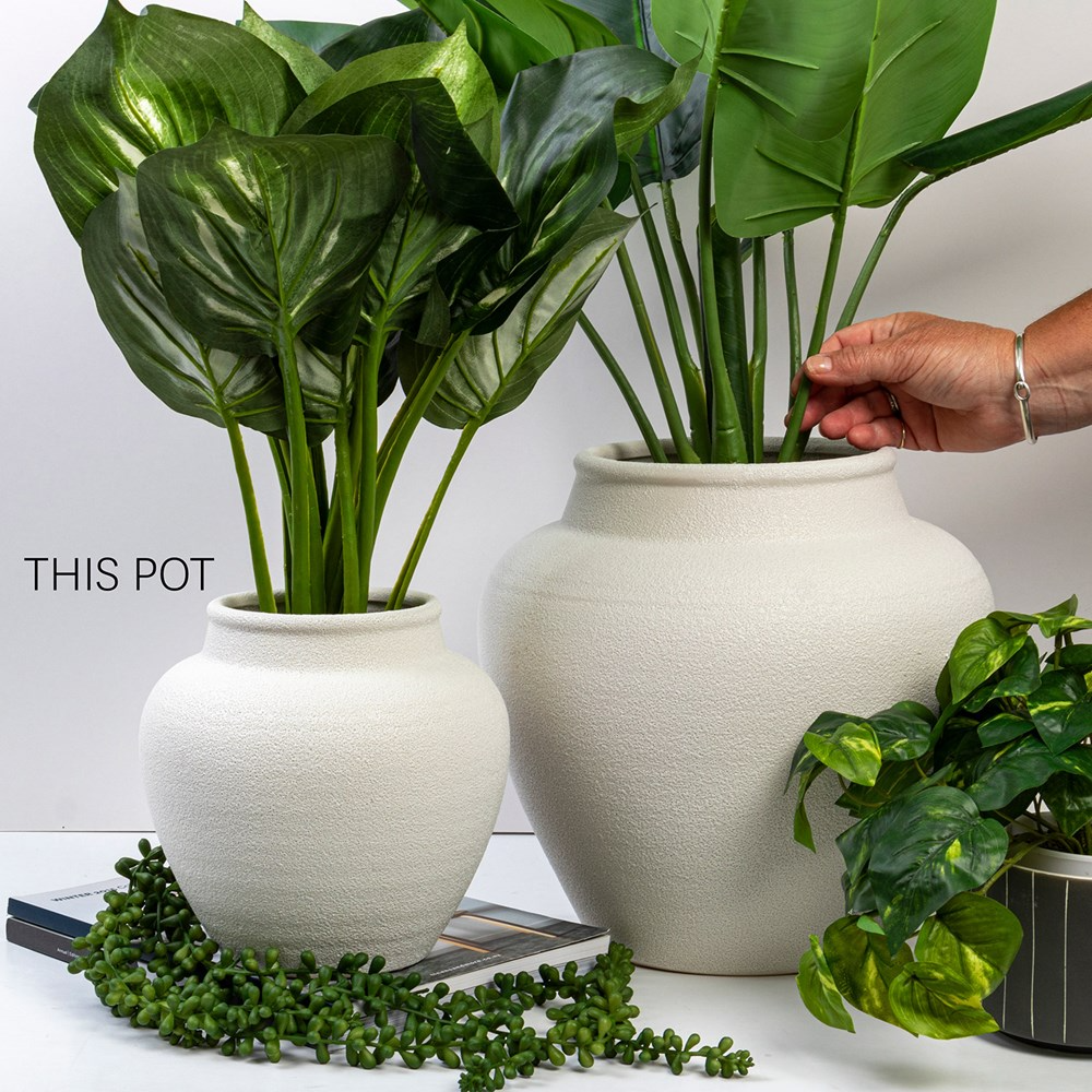 Fired Earth Pot - Medium | Home Decor | Avisons