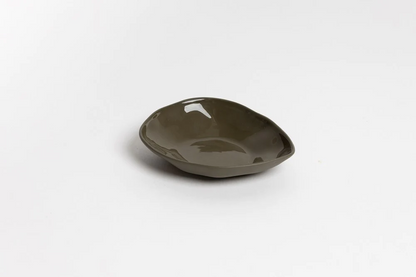 Haan Condiment Dish - Olive Green | NED Collections | Avisons