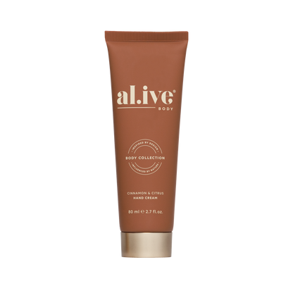 al.ive Body Hand Cream Cracker - Cinnamon and Citrus