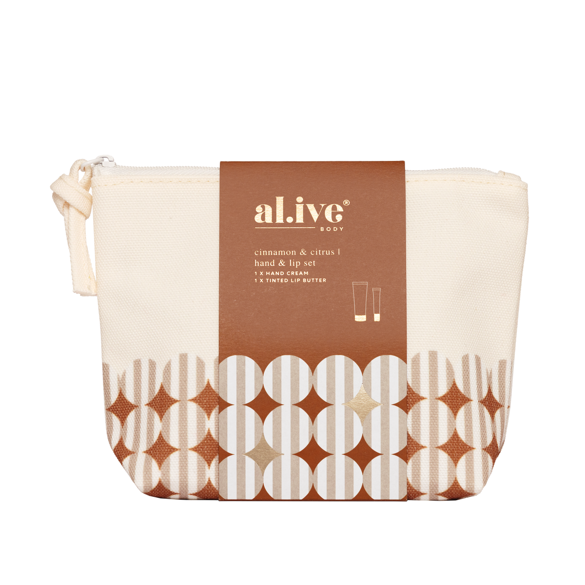 al.ive Body Hand & Lip Giftset - Cinnamon & Citrus
