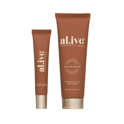 al.ive Body Hand & Lip Giftset - Cinnamon & Citrus