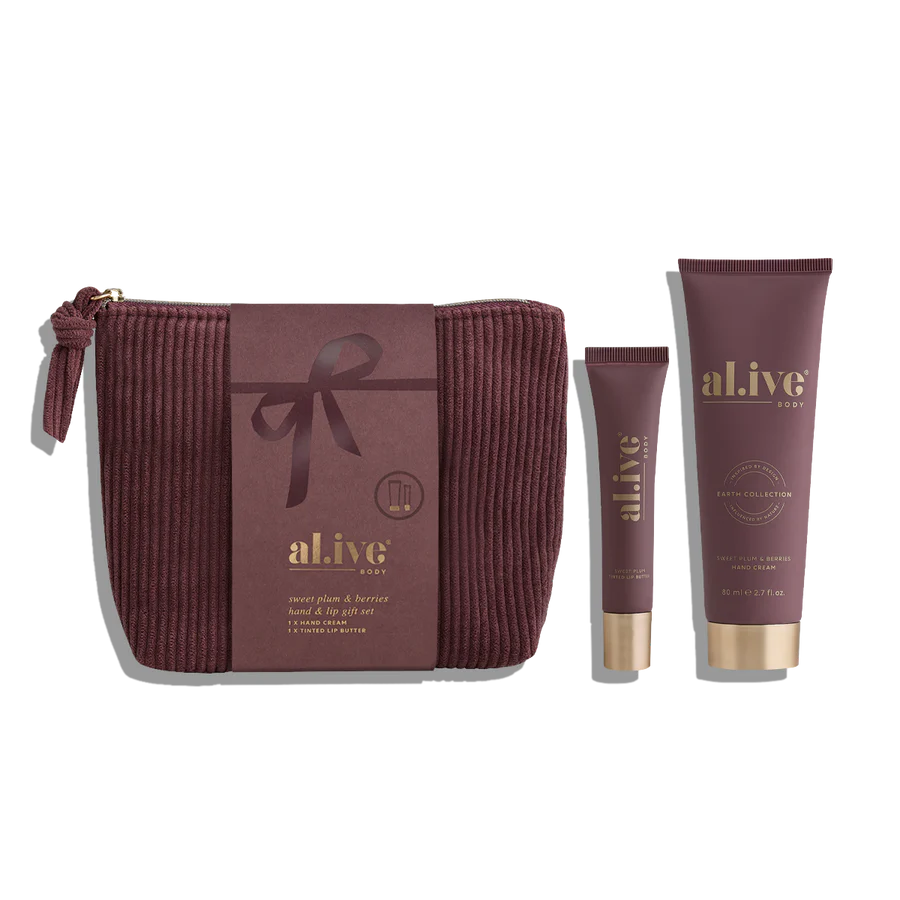 al.ive Body - Hand & Lip Giftset - Sweet Plum & Berries
