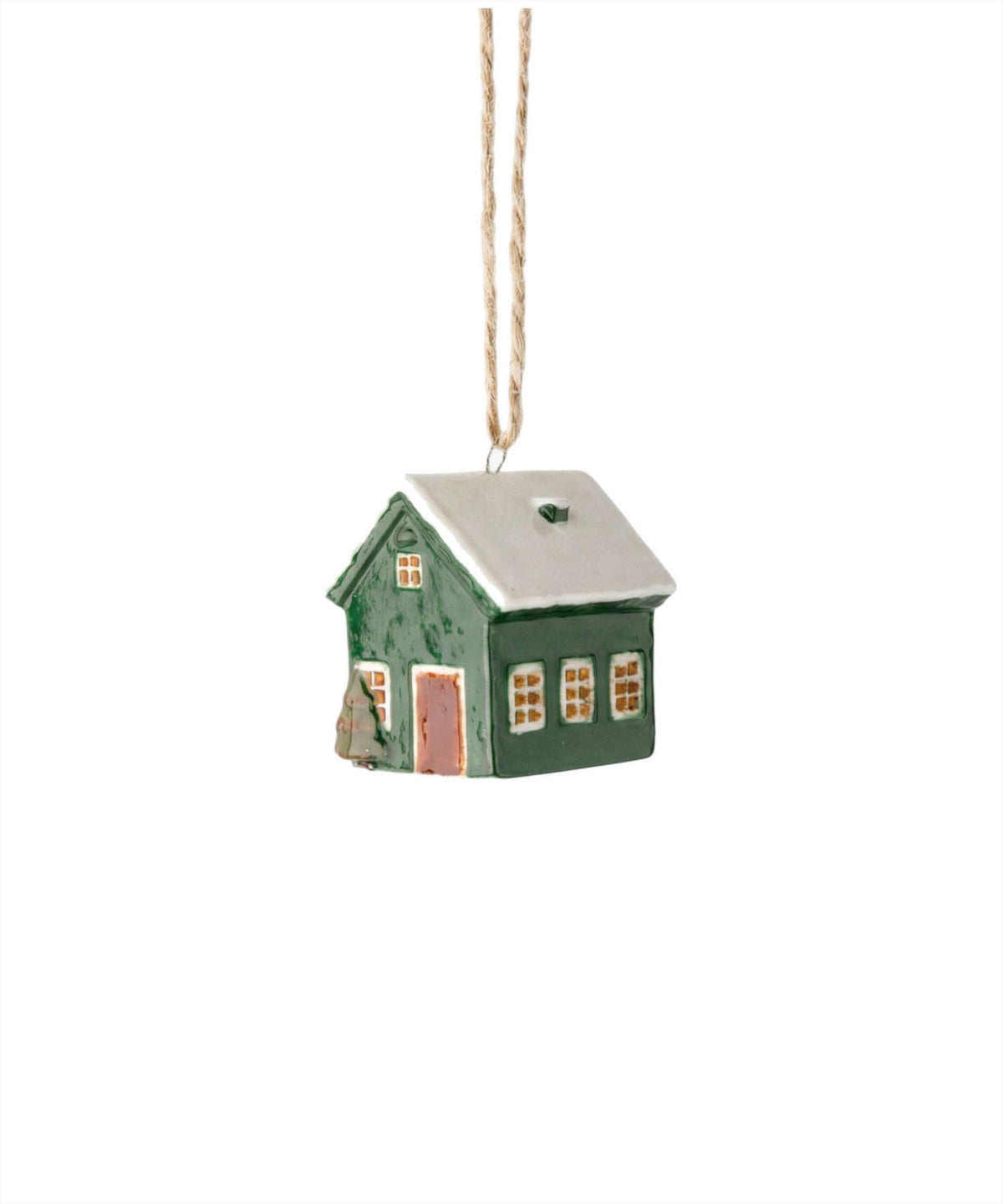 French Country Hanging Mini Bungalow Green