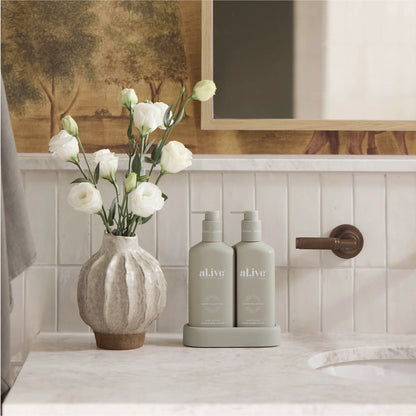 al.ive Body - Wash & Lotion Duo Compact - Ivory Bloom