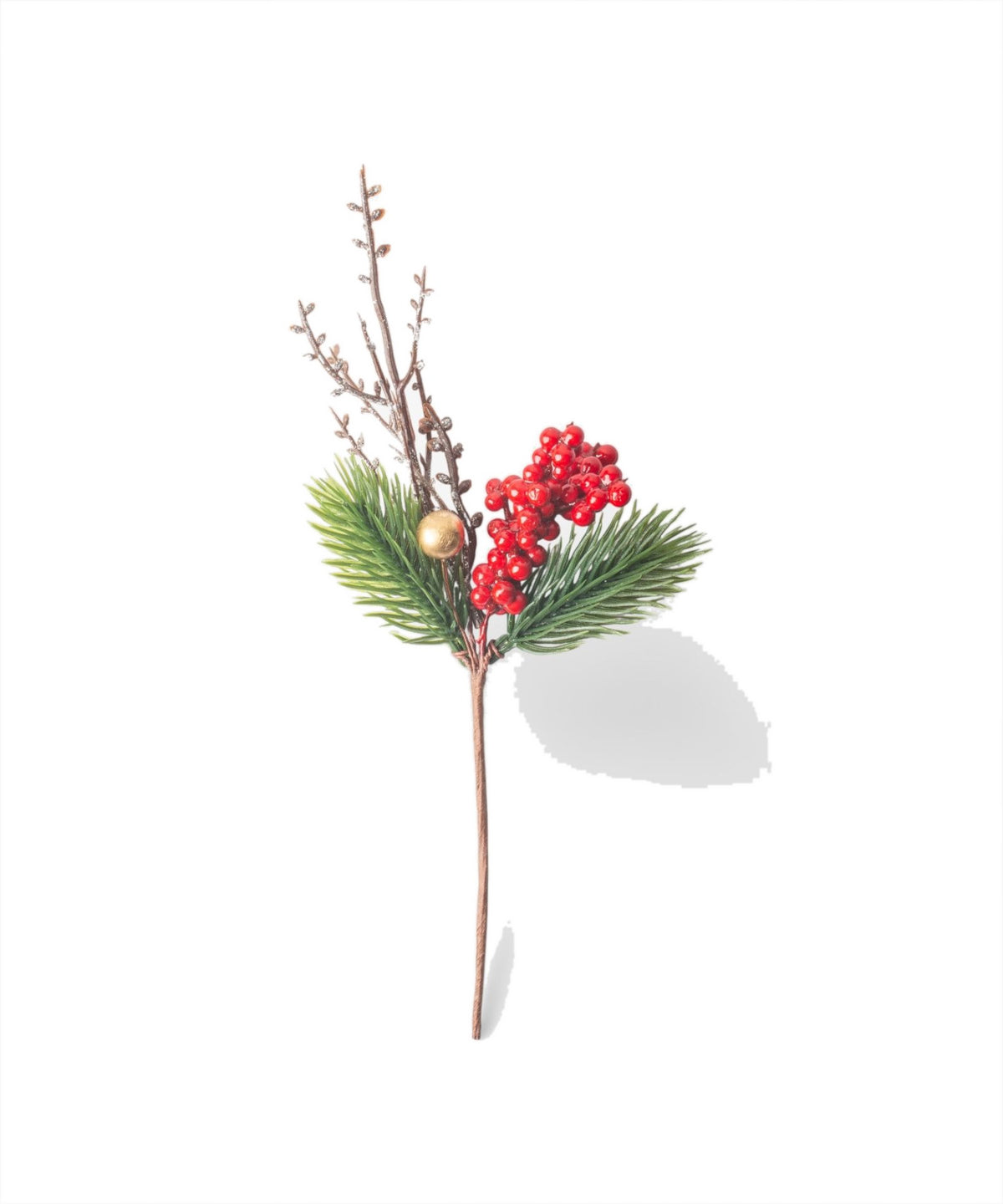 French Country Festive Sprig Picks - Set of 4
