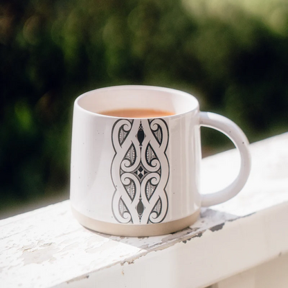 Glazed Ceramic Mug - Miriama Grace Smith - Stone