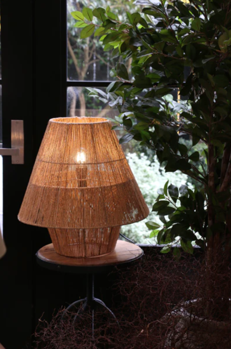 Bermuda Lamp & Shade - Natural Jute | CC Interiors