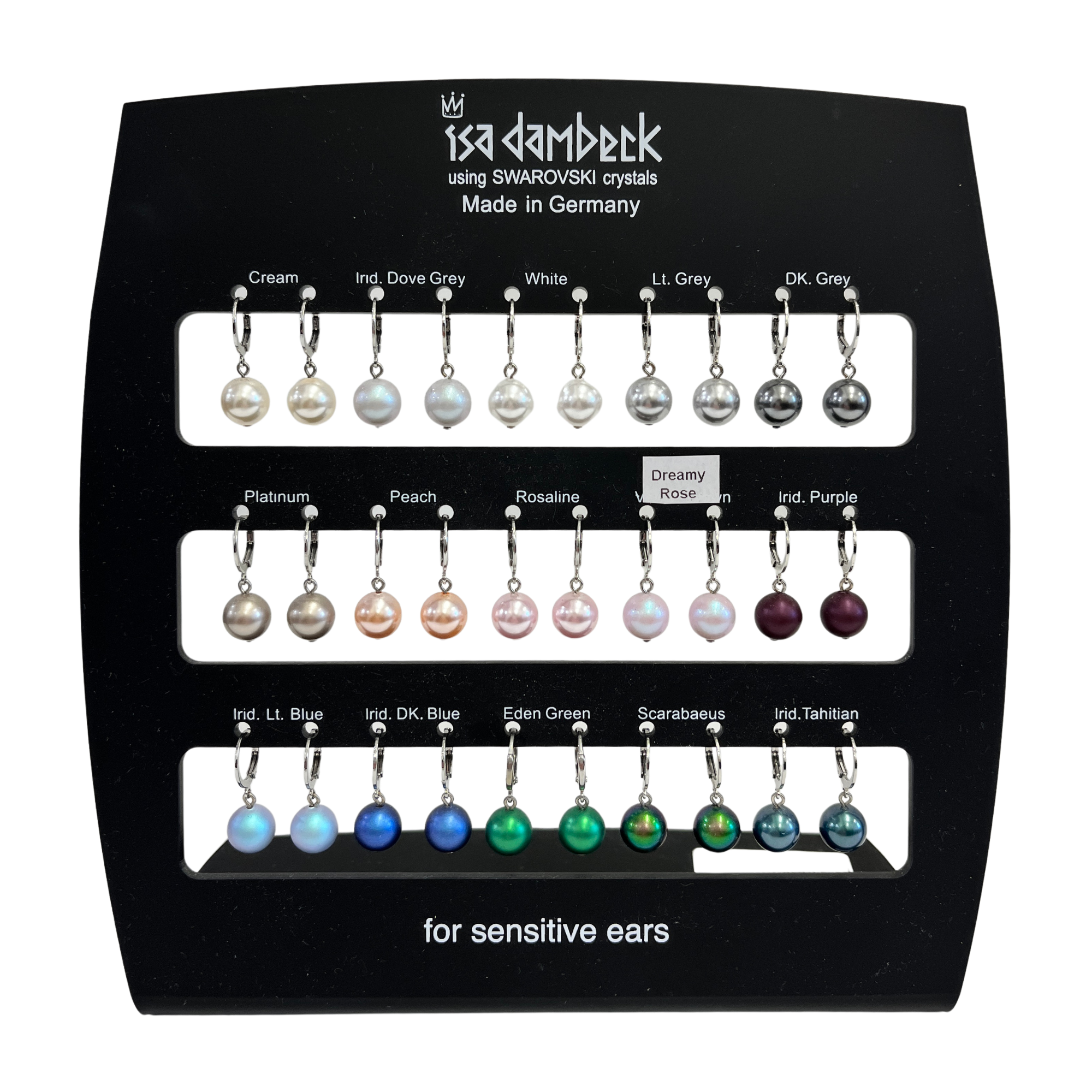 Medium Drop Pearl Earrings | Isa Dambeck Jewellery – Avison's Home ...