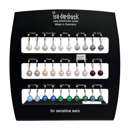 Medium Drop Pearl Earrings - 10mm