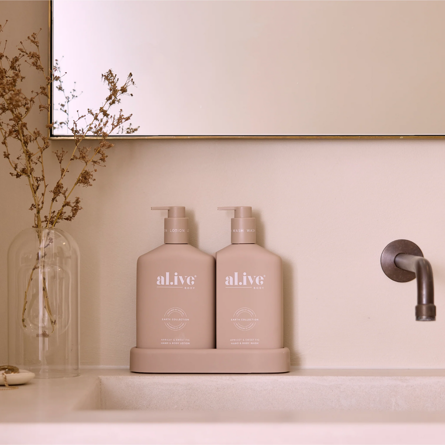 al.ive Body - Wash & Lotion Duo - Apricot & Sweet Fig