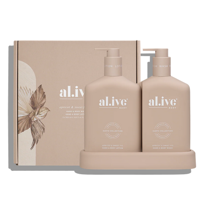 al.ive Body - Wash & Lotion Duo - Apricot & Sweet Fig