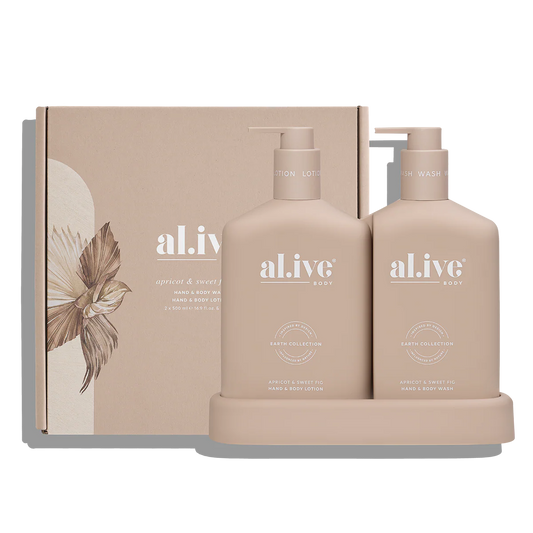 al.ive Body - Wash & Lotion Duo - Apricot & Sweet Fig