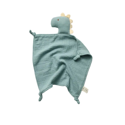 Organic Muslin Bunny Lovey - Dinosaur
