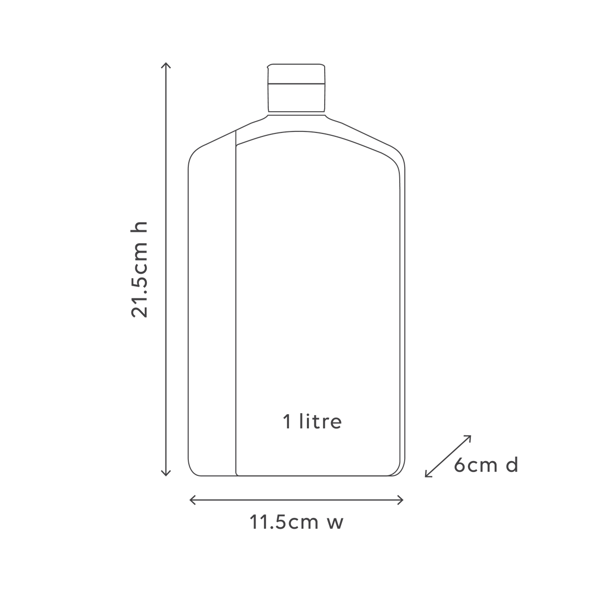 al.ive Body Hand Wash Refill - Apricot & Sweet Fig 1L