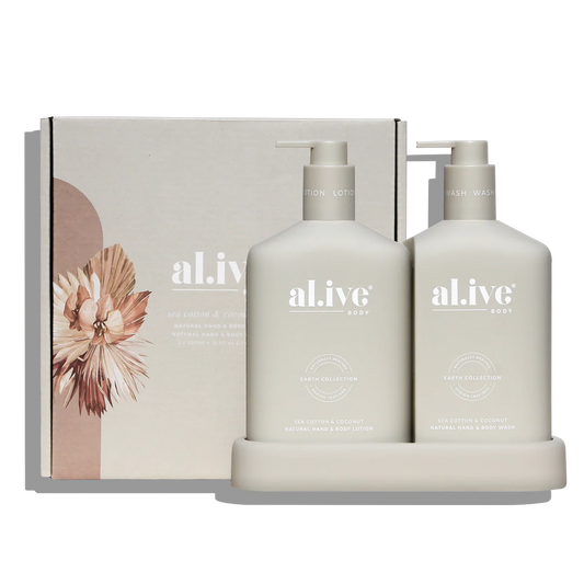 al.ive Body - Wash & Lotion Duo - Sea Cotton & Coconut