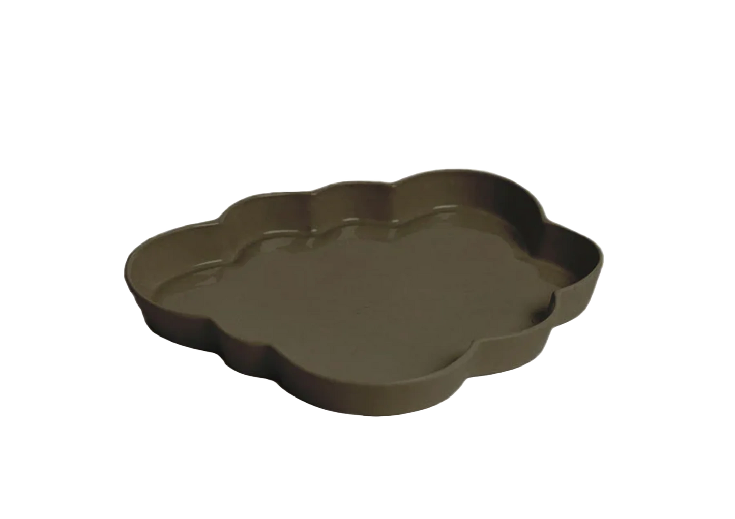 Cloud Jewellery Tray - Olive Green
