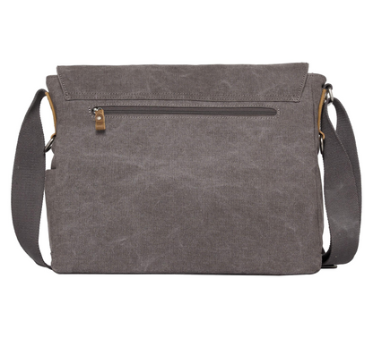 Classic Laptop Messenger Bag - Charcoal