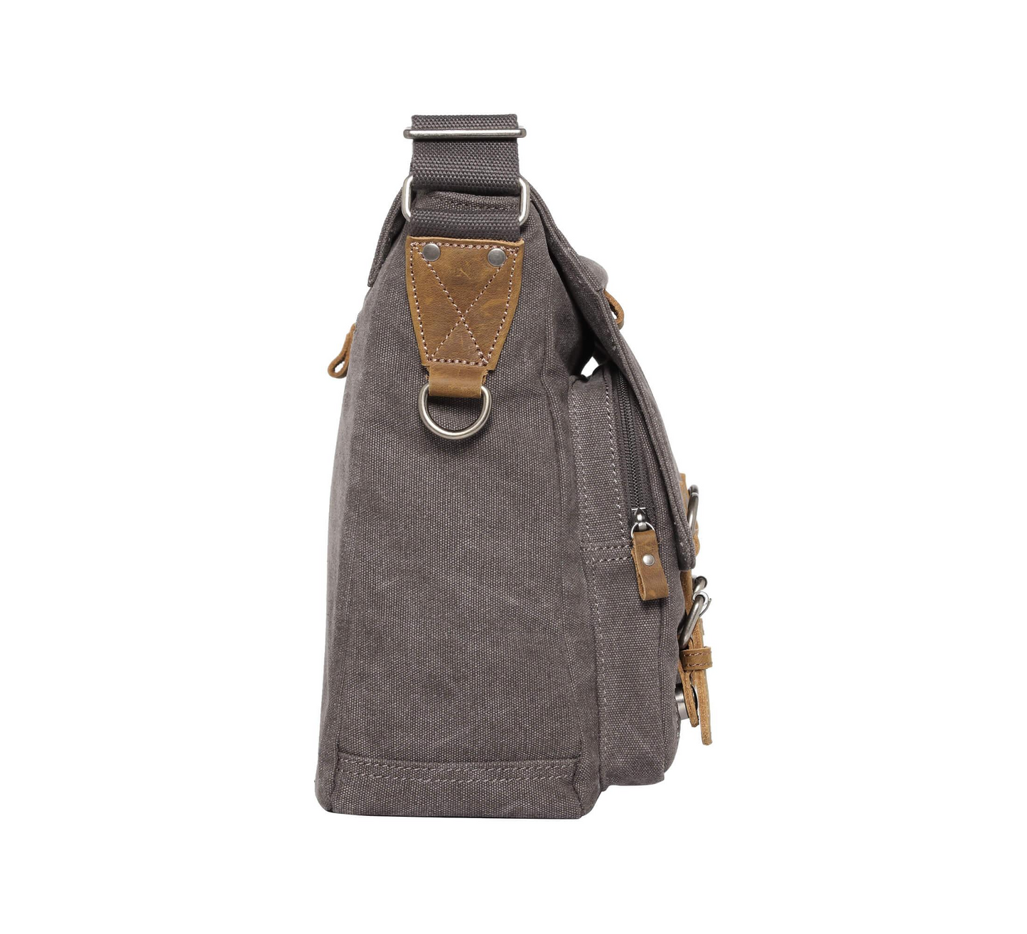 Classic Laptop Messenger Bag - Charcoal