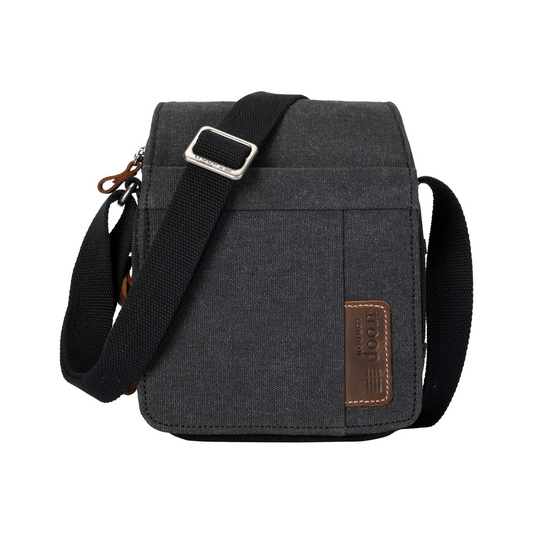 Classic Small Flap Front Body Bag - Black Wash