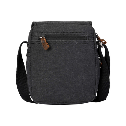 Troop Classic Small Flap Front Body Bag - Black Wash