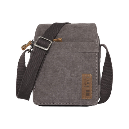 Classic Small Flap Front Cross Body Bag - Charcoal