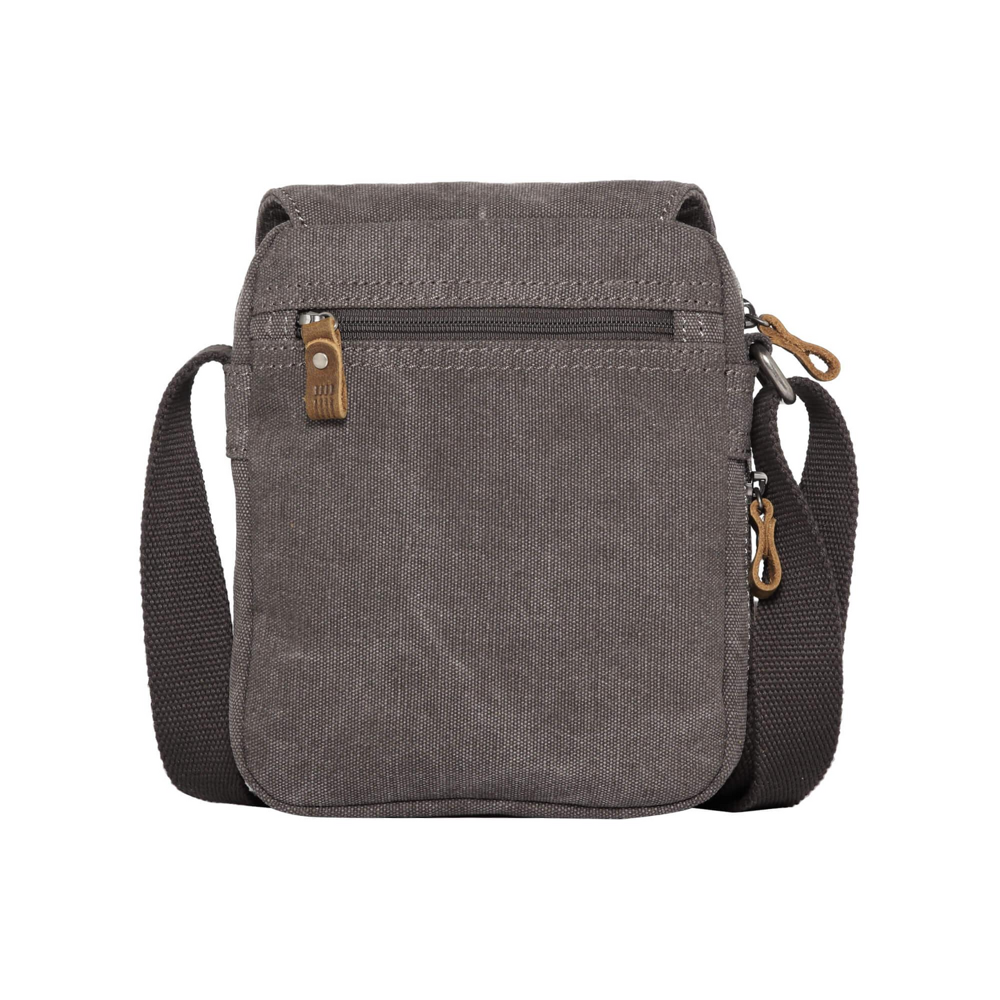 Classic Small Flap Front Cross Body Bag - Charcoal