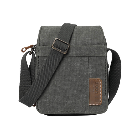 Classic Small Flap Front Cross Body Bag - Dark Green