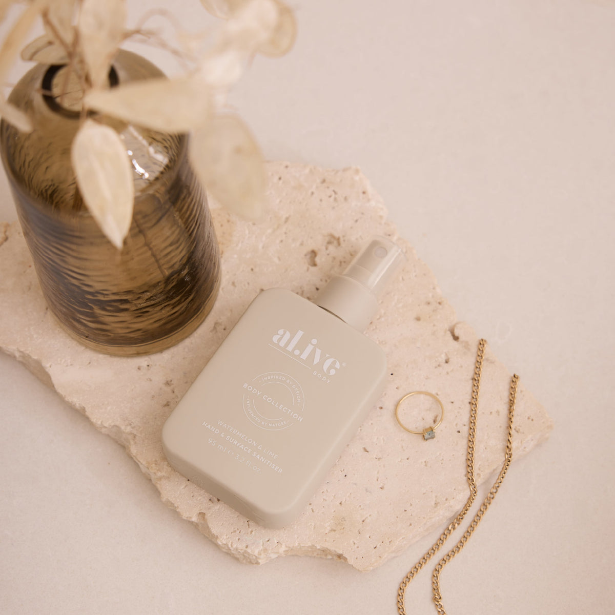 al.ive Body Stone Hand Sanitiser - Watermelon & Lime