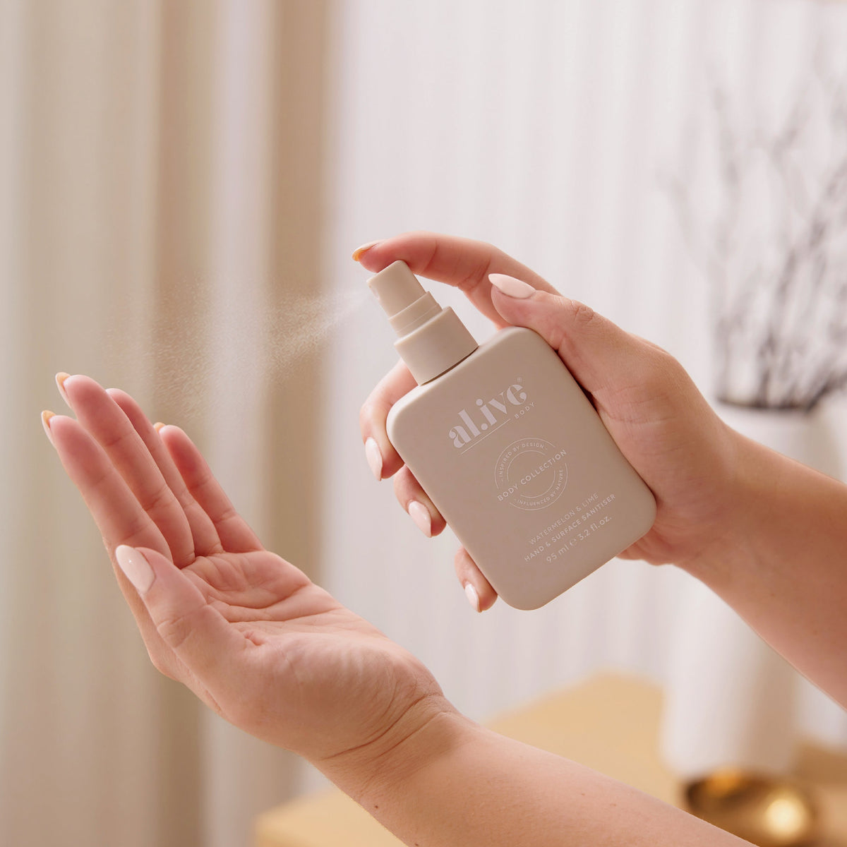 al.ive Body Stone Hand Sanitiser - Watermelon & Lime