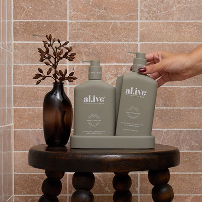 al.ive Body Wash & Lotion Duo - Willow Gum & Lemon Myrtle