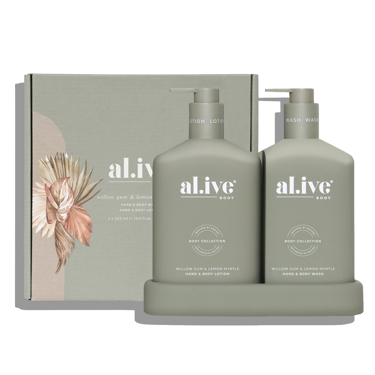 al.ive Body Wash & Lotion Duo - Willow Gum & Lemon Myrtle