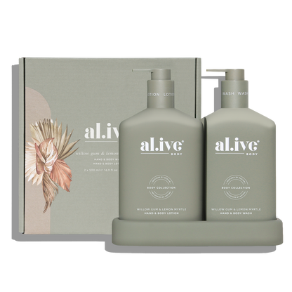 al.ive Body Wash & Lotion Duo - Willow Gum & Lemon Myrtle