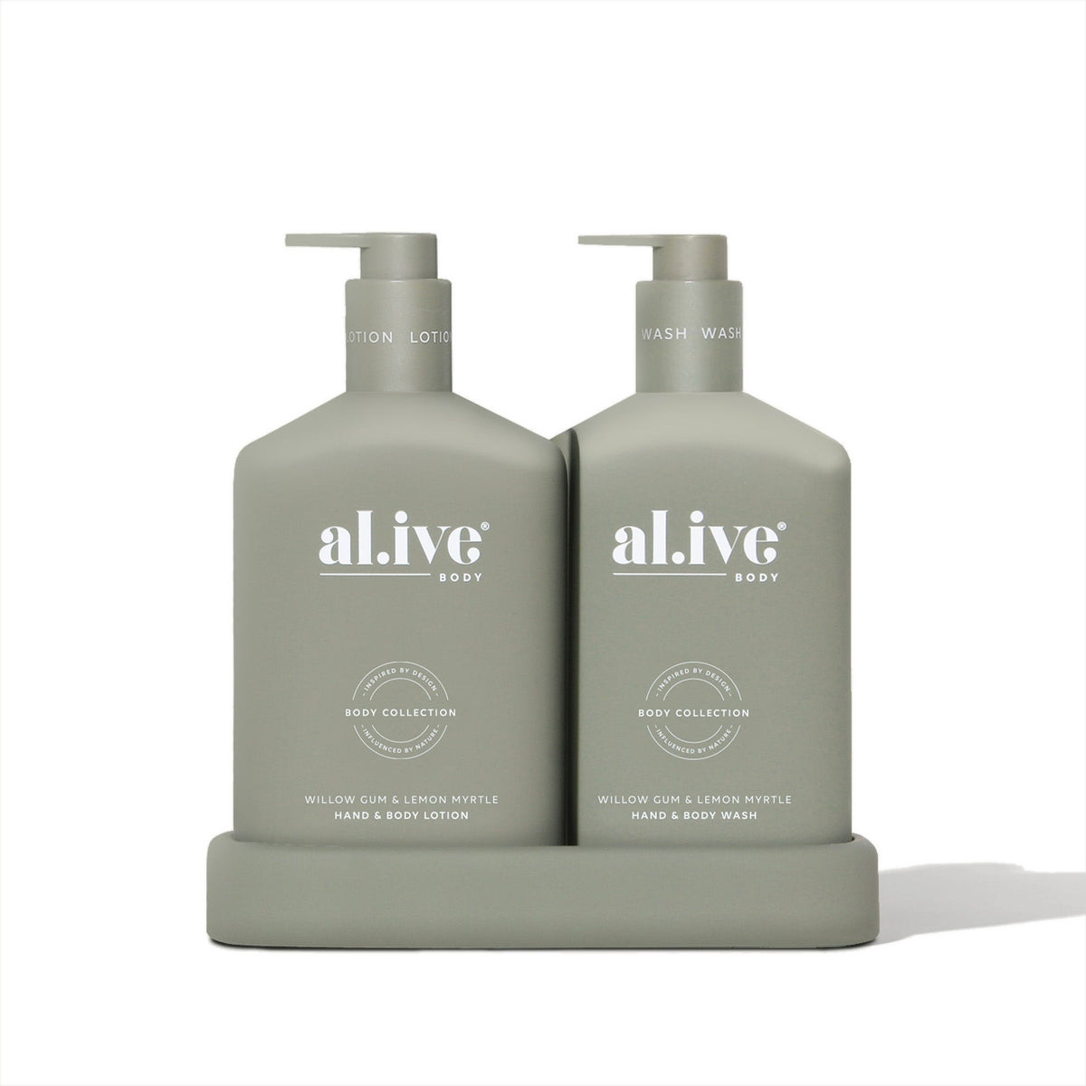 al.ive Body Wash & Lotion Duo - Willow Gum & Lemon Myrtle