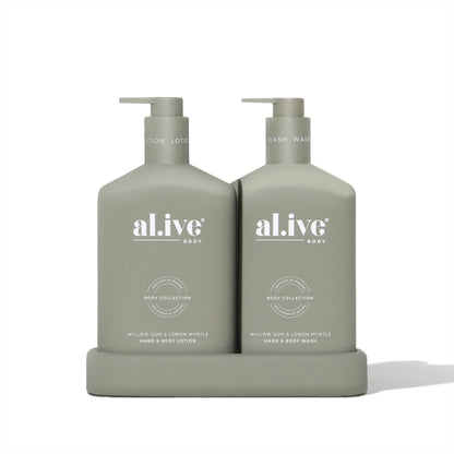 al.ive Body Wash & Lotion Duo - Willow Gum & Lemon Myrtle