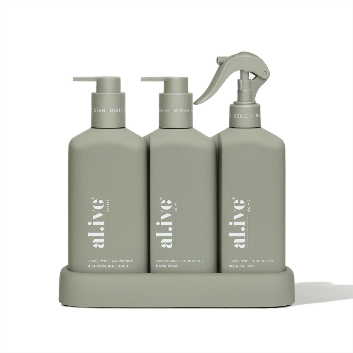 al.ive Body Kitchen Trio - Willow Gum & Lemon Myrtle + Lemon Myrtle & Honeydew
